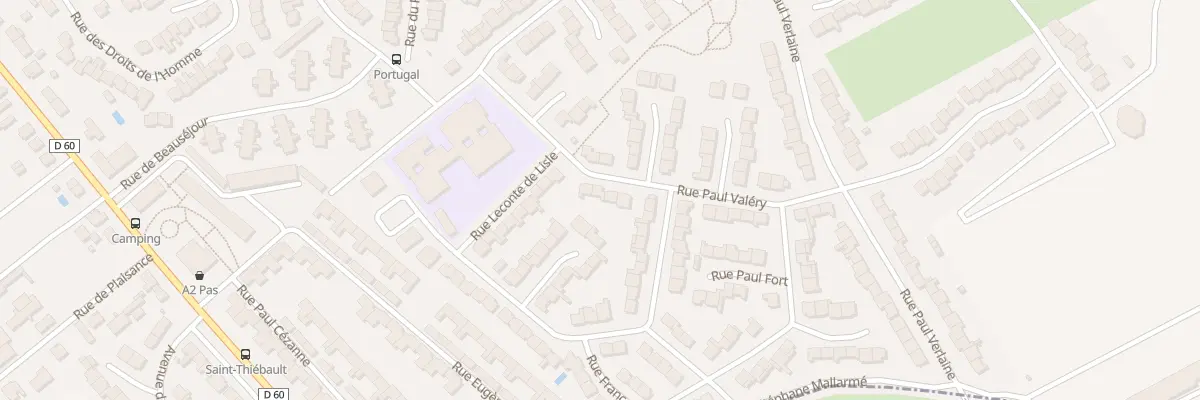 Plan du 21 Rue Paul Valéry à Châlons-en-Champagne