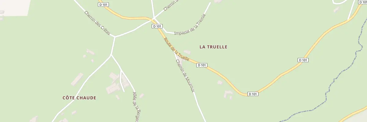 Plan du 1222 Rte de la Truelle à Chambost-Longessaigne