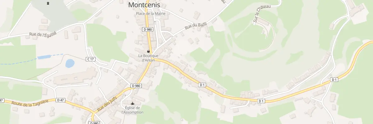 Plan du 9 Gr Gde Rue Chanoine Laforest à Montcenis