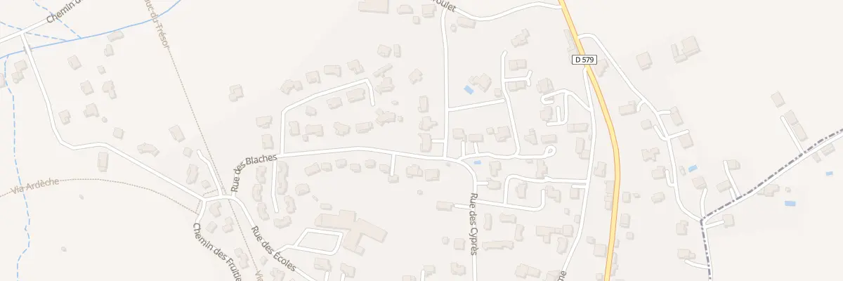 Plan du 1 Rue du Trésor à Saint-Sernin