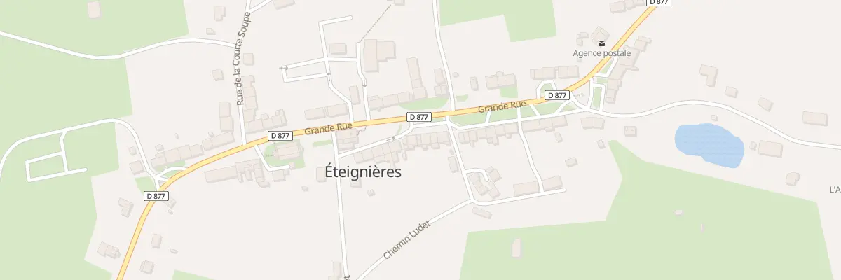 Plan du 36 Rue Grande Rue à Éteignières