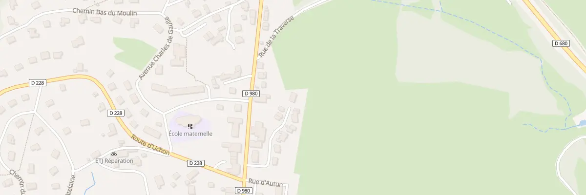 Plan du 20 L’Ouche des Epinliers à Montcenis