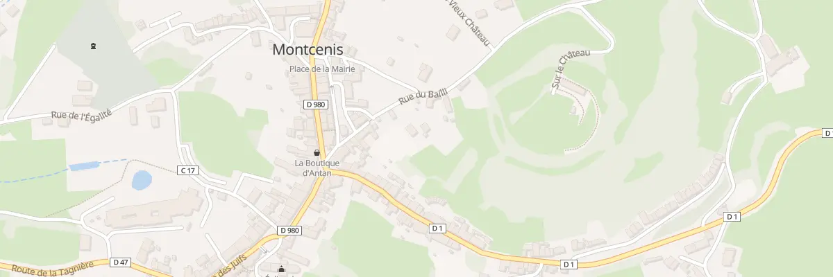 Plan du 2 Rue du Bailli à Montcenis
