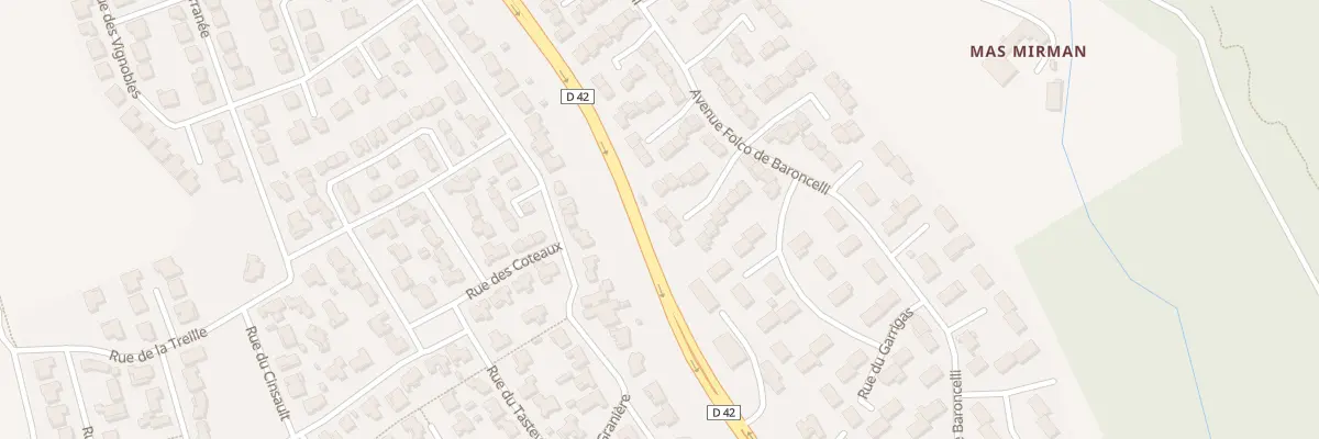 Plan du 10 Rue des Grillons à Caissargues
