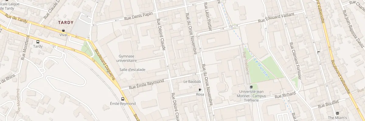 Plan du 42 Rue du Onze Novembre à Saint-Étienne