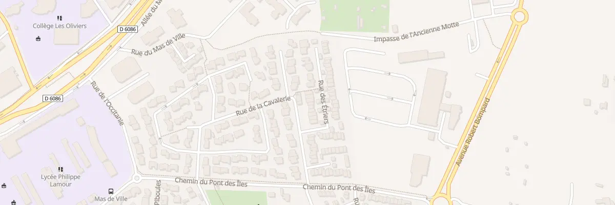 Plan du 280A Rue de la Cavalerie à Nîmes
