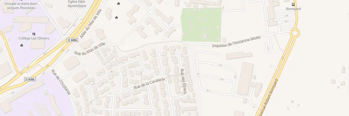 Plan du 25 Rue des Etriers à Nîmes