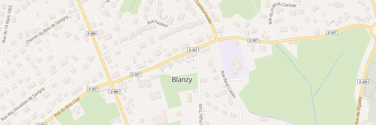 Plan du 10 Rue de la Charbonnière à Blanzy