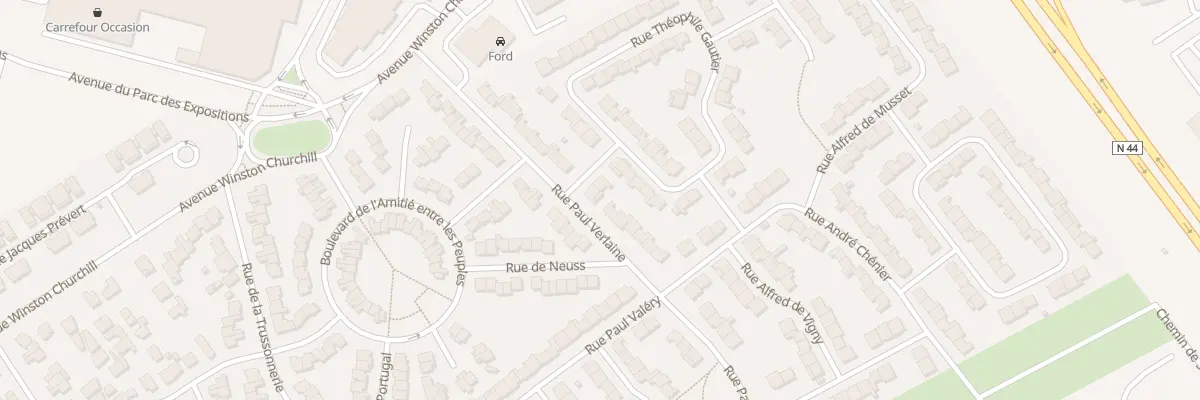 Plan du 2 Rue Théophile Gautier à Châlons-en-Champagne
