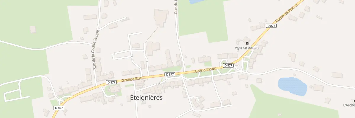Plan du 53 Rue Grande Rue à Éteignières