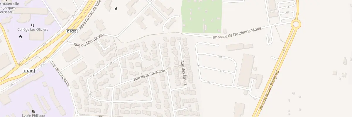 Plan du 21 Rue des Etriers à Nîmes