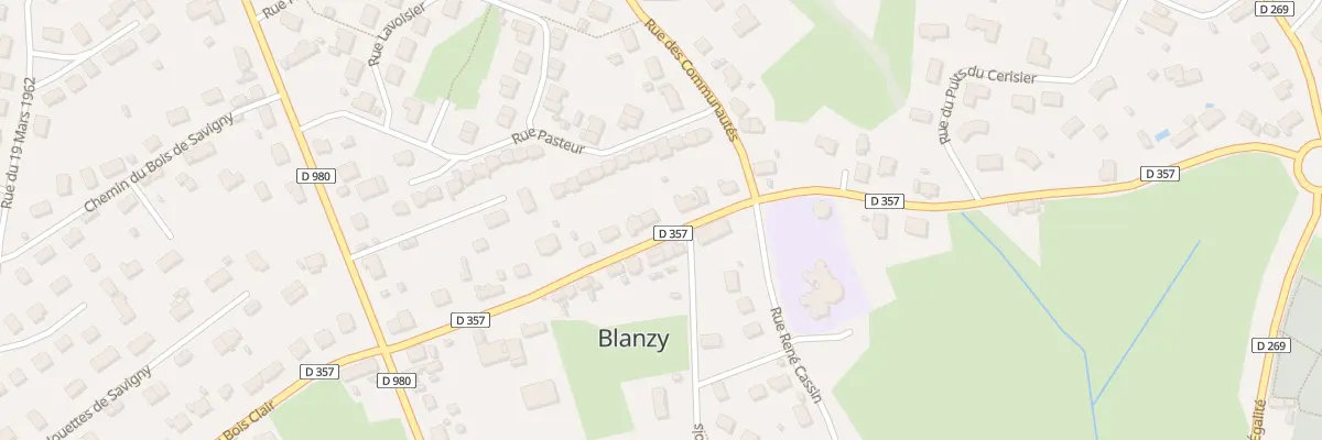 Plan du 13 Rue de la Charbonnière à Blanzy