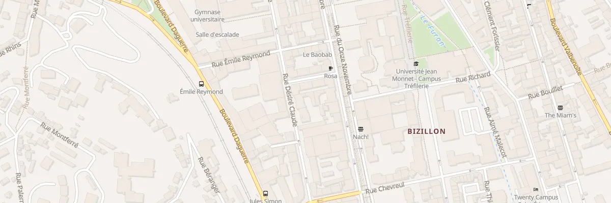 Plan du 65 Rue Désiré Claude à Saint-Étienne