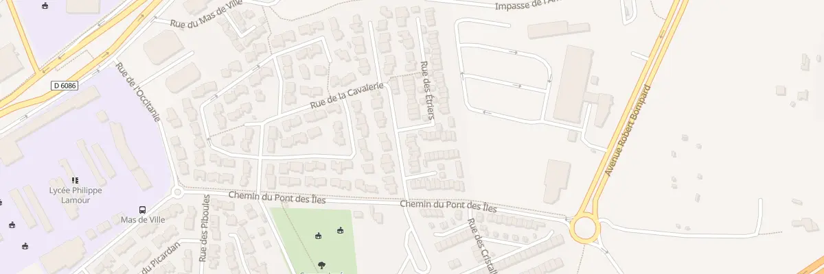 Plan du 2 Rue des Etriers à Nîmes