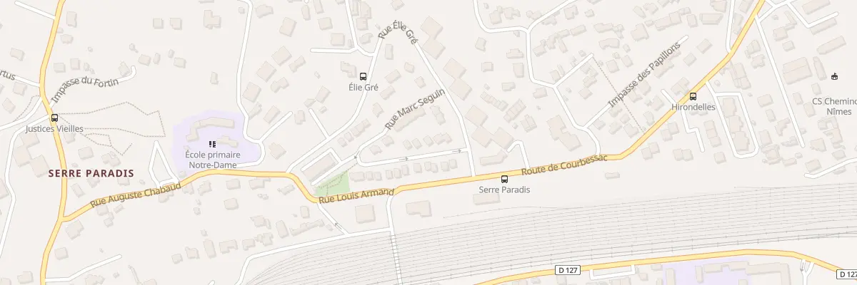 Plan du 36 Rue Marc Seguin à Nîmes