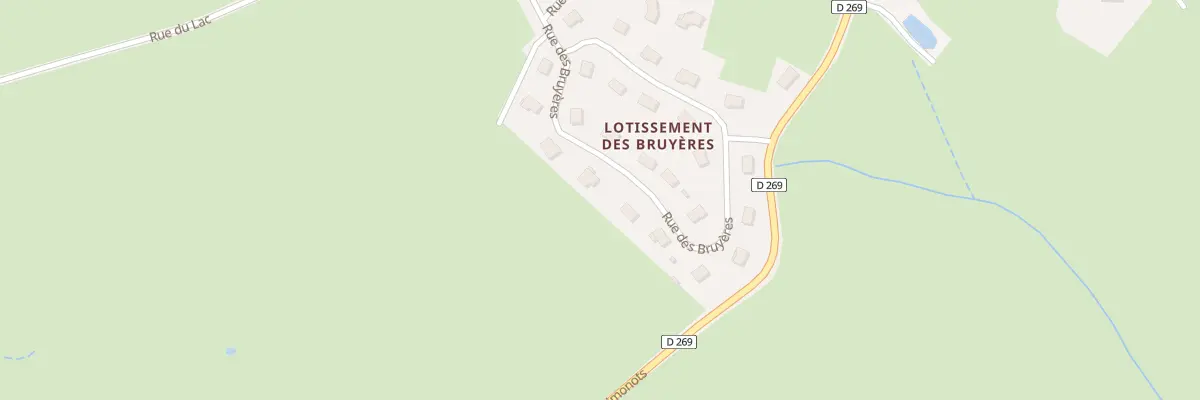 Plan du 12 Lotissement des Bruyeres aux Bizots