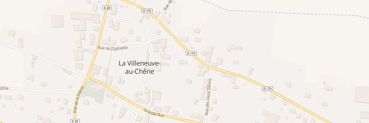 Plan du 4 Rue aux Chêvres à La Villeneuve-au-Chêne