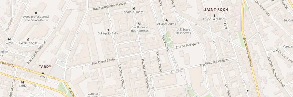 Plan du 23 Rue du Onze Novembre à Saint-Étienne