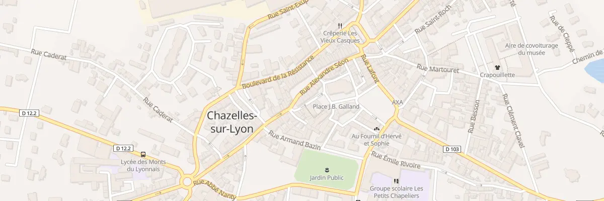 Plan du 8 Rue de l’Église à Chazelles-sur-Lyon