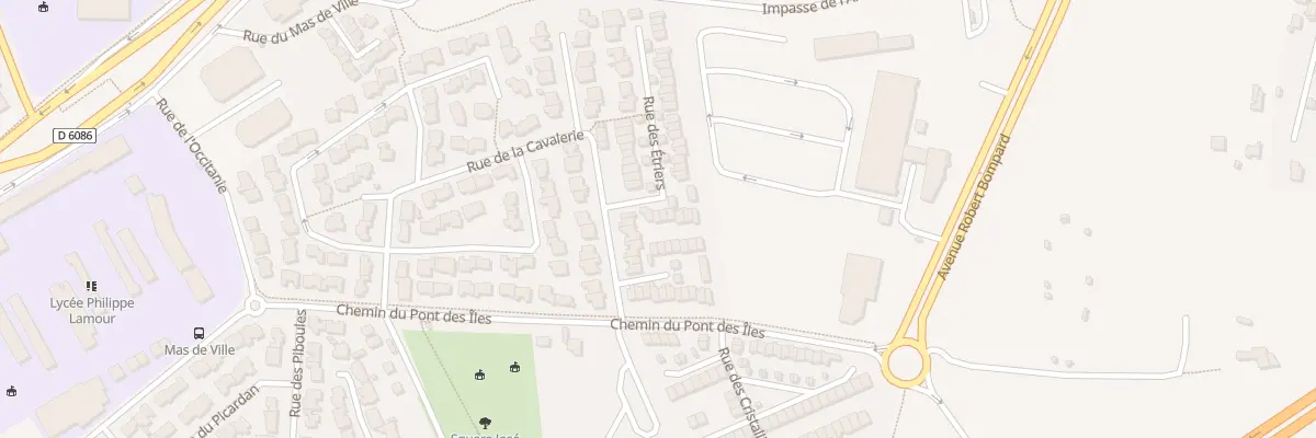 Plan du 8 Rue des Etriers à Nîmes