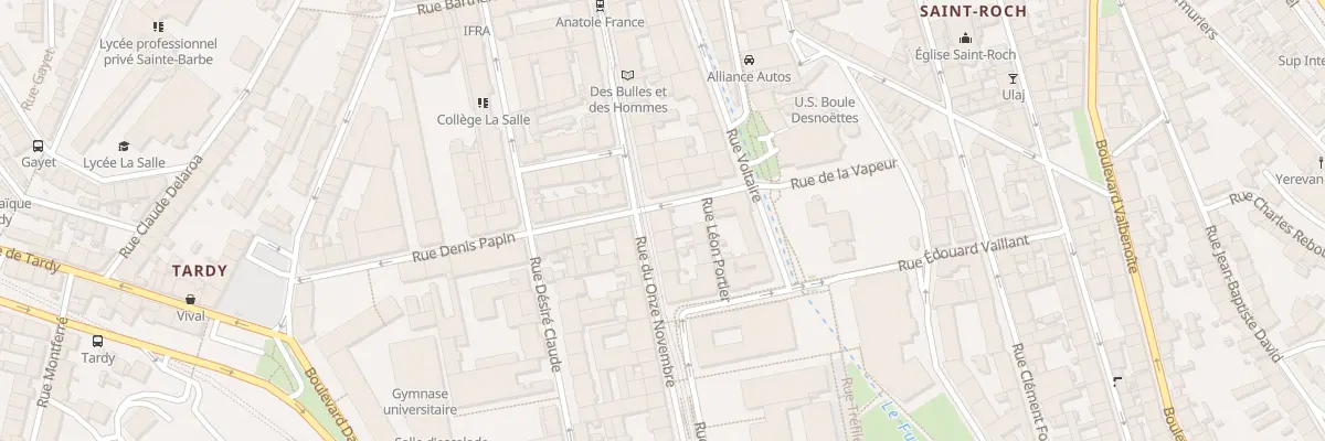Plan du 25 Rue du Onze Novembre à Saint-Étienne