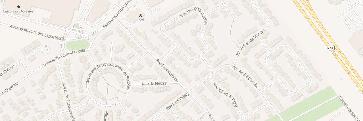 Plan du 10 Rue Théophile Gautier à Châlons-en-Champagne