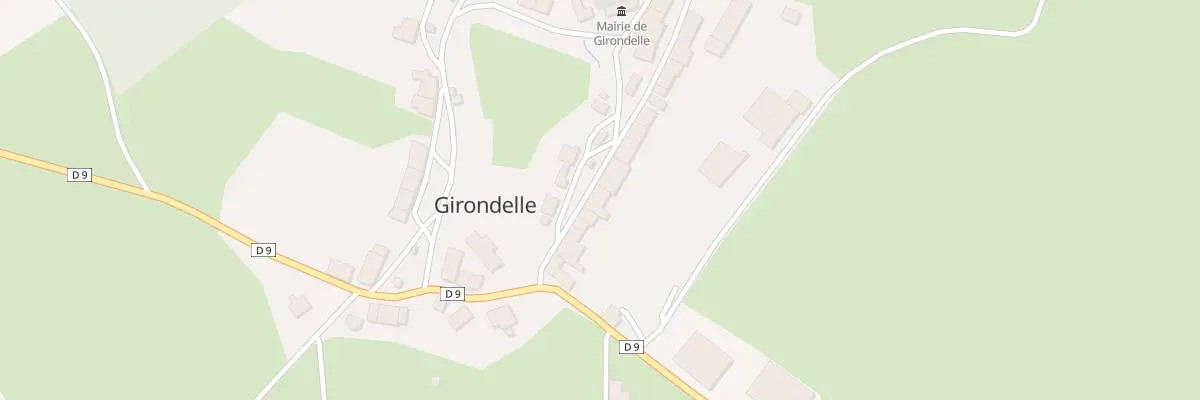 Plan du 10 Gr Grande Rue à Girondelle