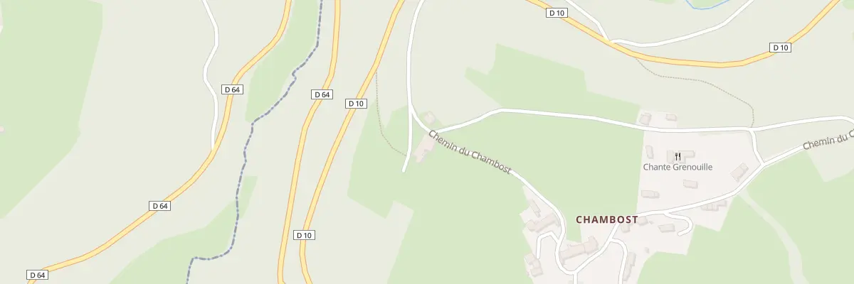 Plan du 861 Che du Chambost à Ranchal