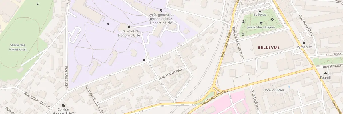 Plan du 17 Rue de la Jomayère à Saint-Étienne