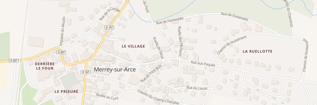 Plan du 21 Rue de Morres à Merrey-sur-Arce