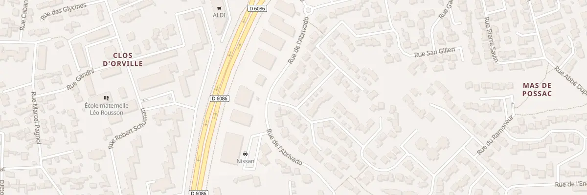 Plan du 1 Rue du Toril à Nîmes