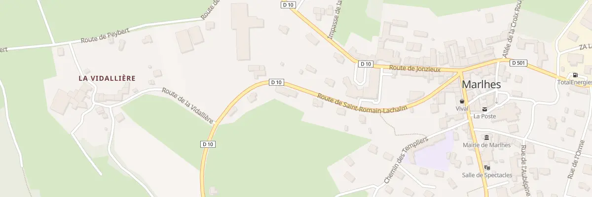 Plan du 305 Rte de Saint Romain Lachalm à Marlhes