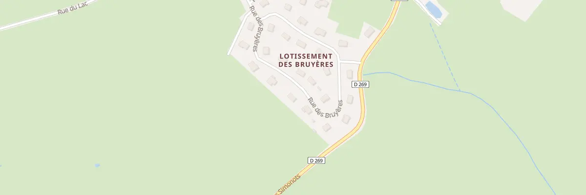 Plan du 11 Lotissement des Bruyeres aux Bizots