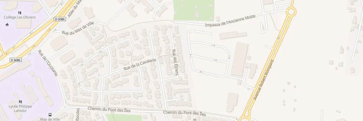 Plan du 30 Rue des Etriers à Nîmes