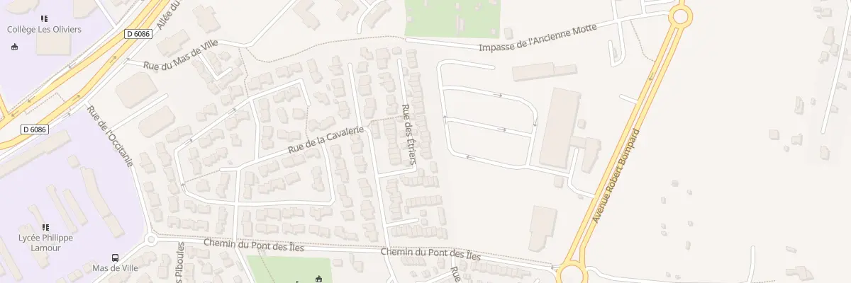 Plan du 26 Rue des Etriers à Nîmes