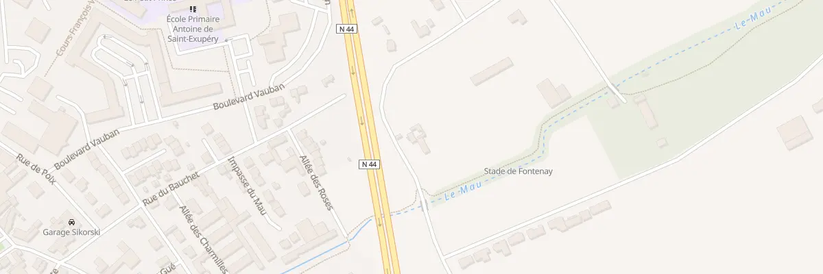 Plan du 1 Che du Pavé à Saint-Memmie