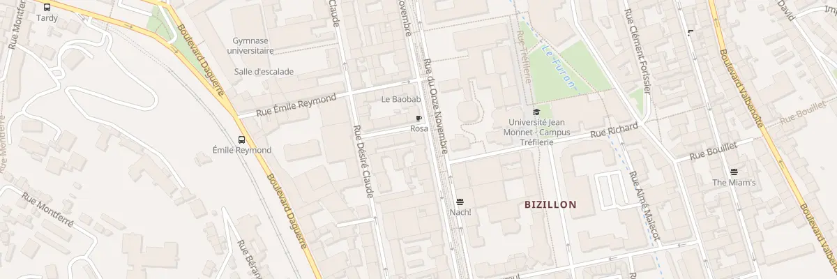 Plan du 56 Rue du Onze Novembre à Saint-Étienne