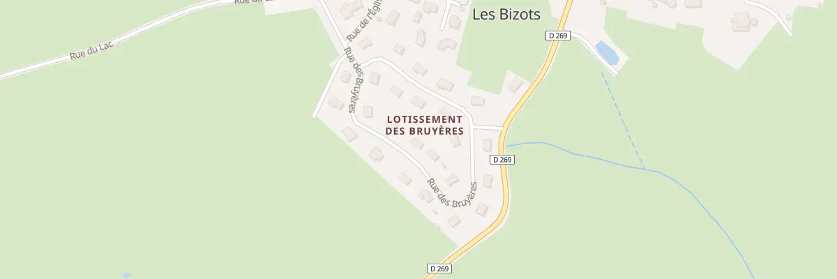 Plan du 23 Lotissement des Bruyeres aux Bizots