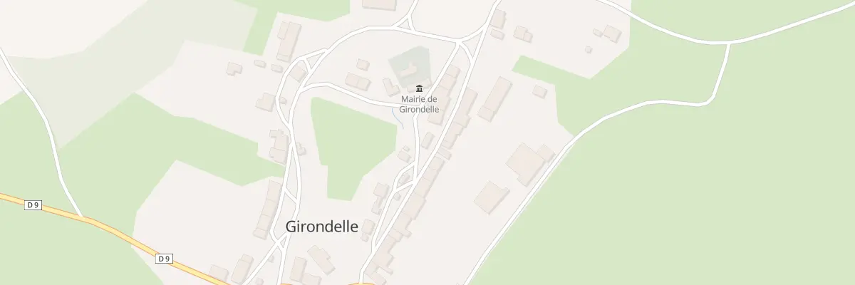 Plan du 5 Gr Grande Rue à Girondelle