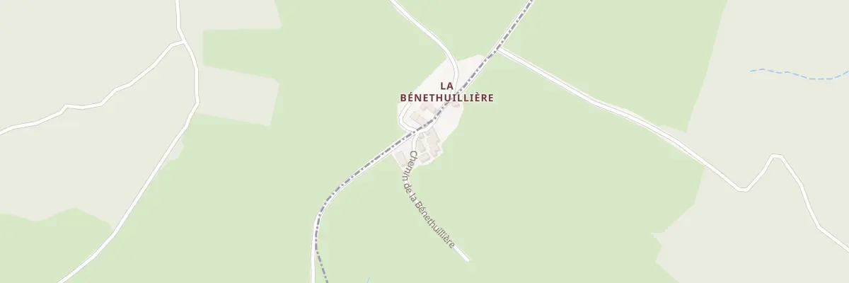 Plan du 1663 Che de la Benethuillière à Saint-Igny-de-Vers