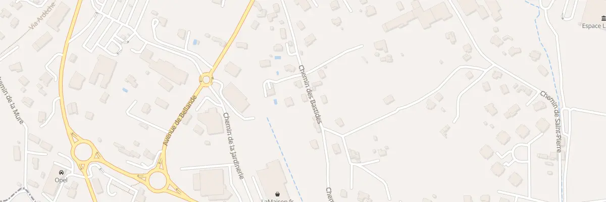 Plan du 22 Che des Bastides à Aubenas