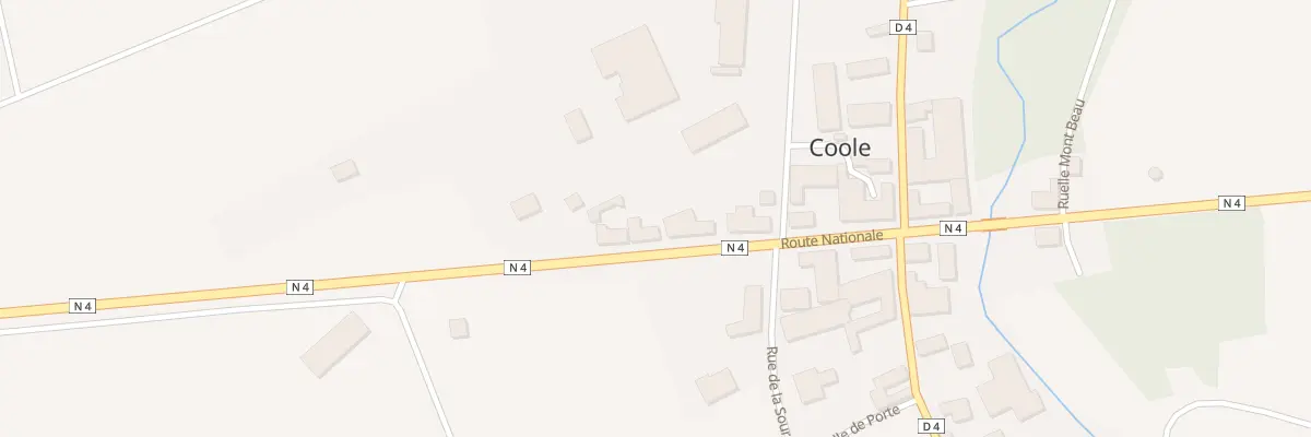 Plan du 7 Rte Nationale à Coole