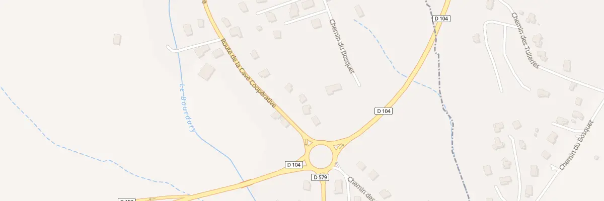 Plan du 705 Rte de la Cave Coopérative à Saint-Étienne-de-Fontbellon