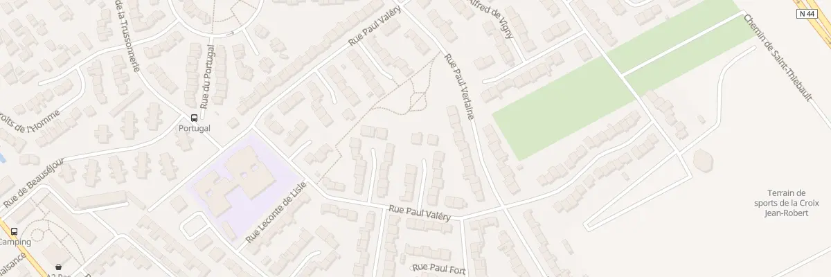 Plan du 20 Rue Paul Valéry à Châlons-en-Champagne