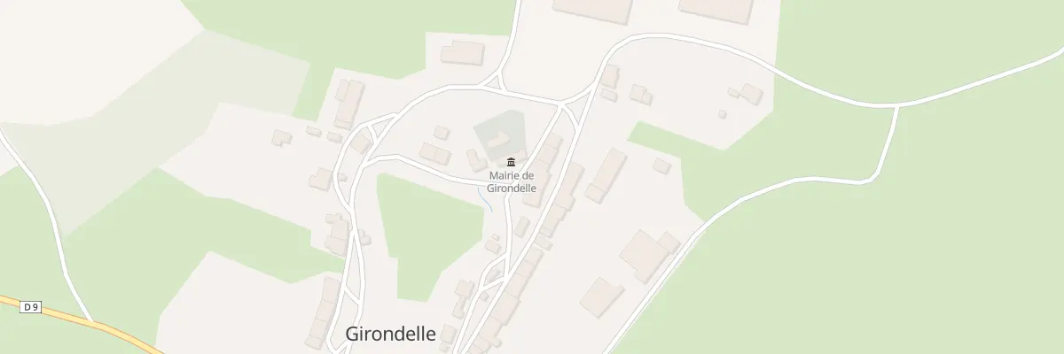 Plan du 2 Pl de la Mairie à Girondelle