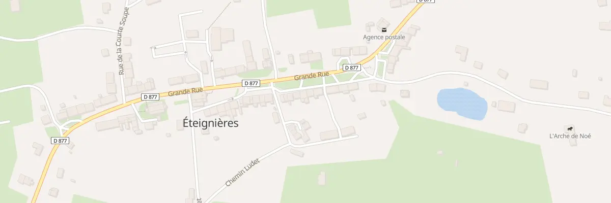 Plan du 52 Rue Grande Rue à Éteignières