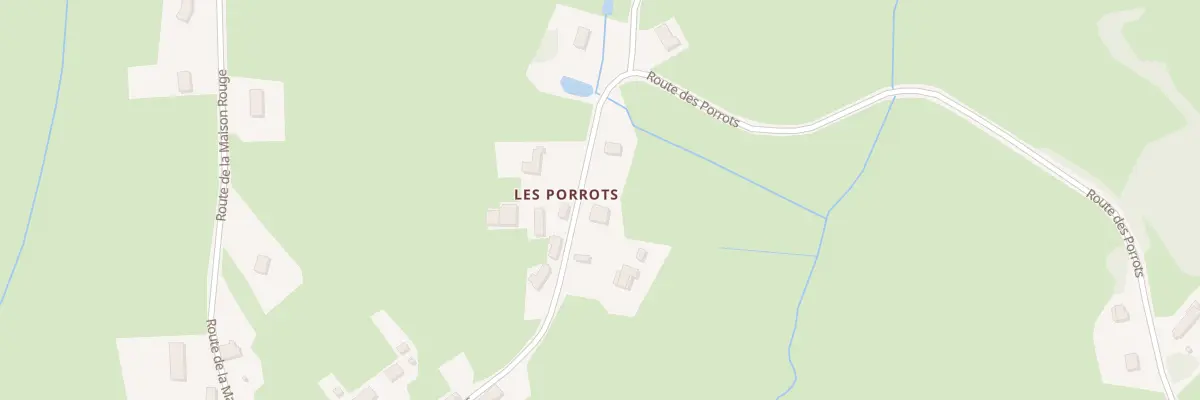 Plan du 13 Rte des Porrots à Antully