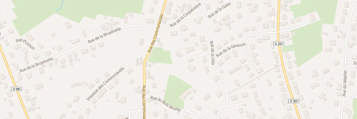 Plan du 219 Rue de la Villa à Blanzy