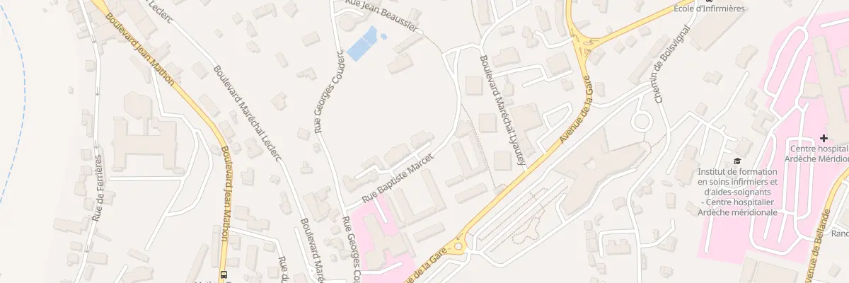 Plan du 3C Rue Baptiste Marcet à Aubenas