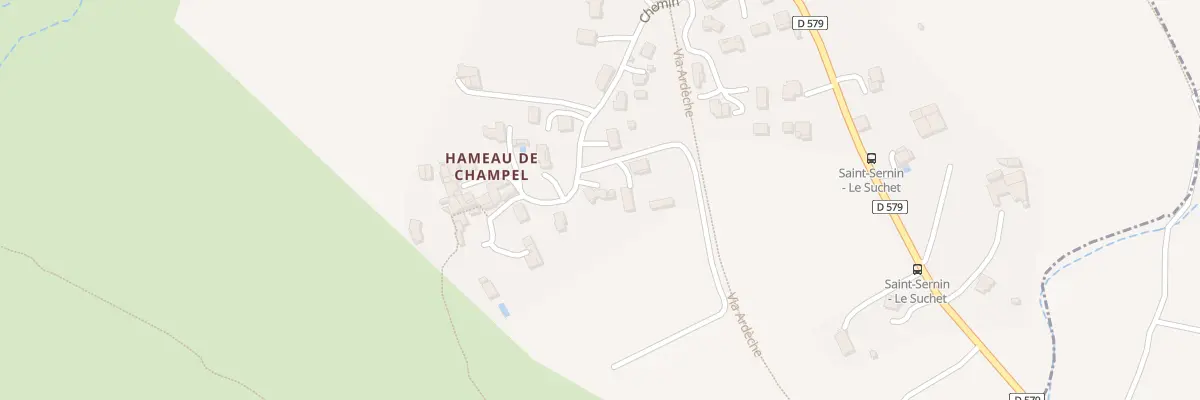 Plan du 63 Che Chemin du Champel à Saint-Sernin
